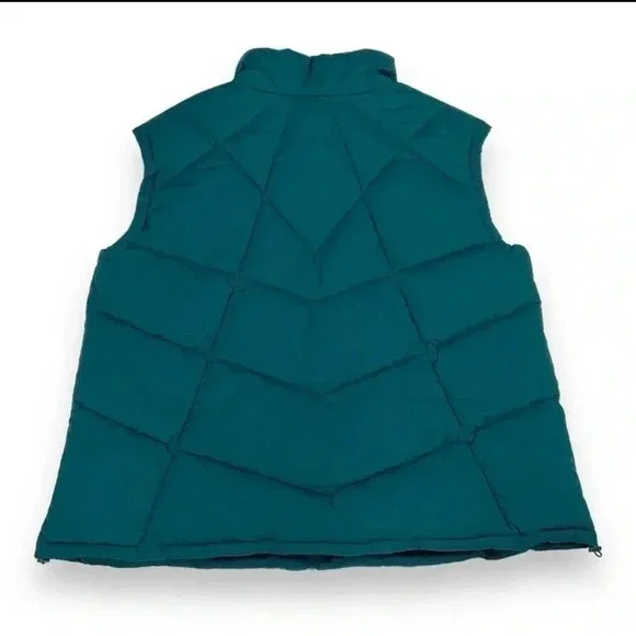NWT Nordstrom Teal Green Stand Collar Vest.   size 3x - Picture 8 of 8